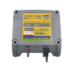 Batterieladegerät GYSFLASH 20.12/24 PL für 12- und 24V für Blei-Säure-, AGM-, Gel- und LiFePO4-Batterien